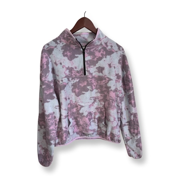 SO Lounge Life Fleece Pullover with Quarter Zipper - Picture 1 of 3